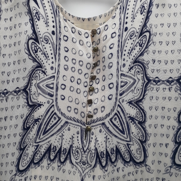 ANTRHOLOGIE MAEVE Morgan Heart Fringe Top  NWOT - Picture 7 of 11